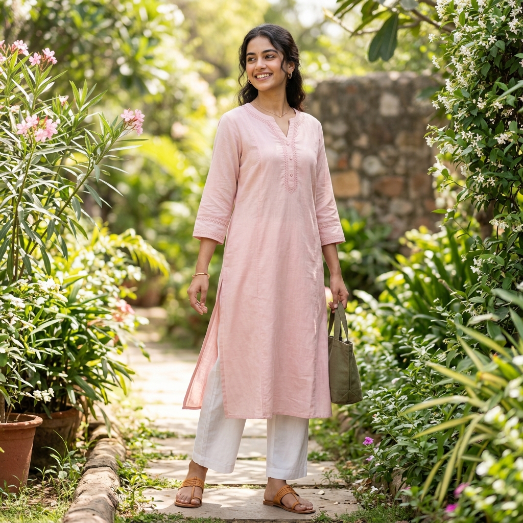 Blush Daily Cotton Kurti